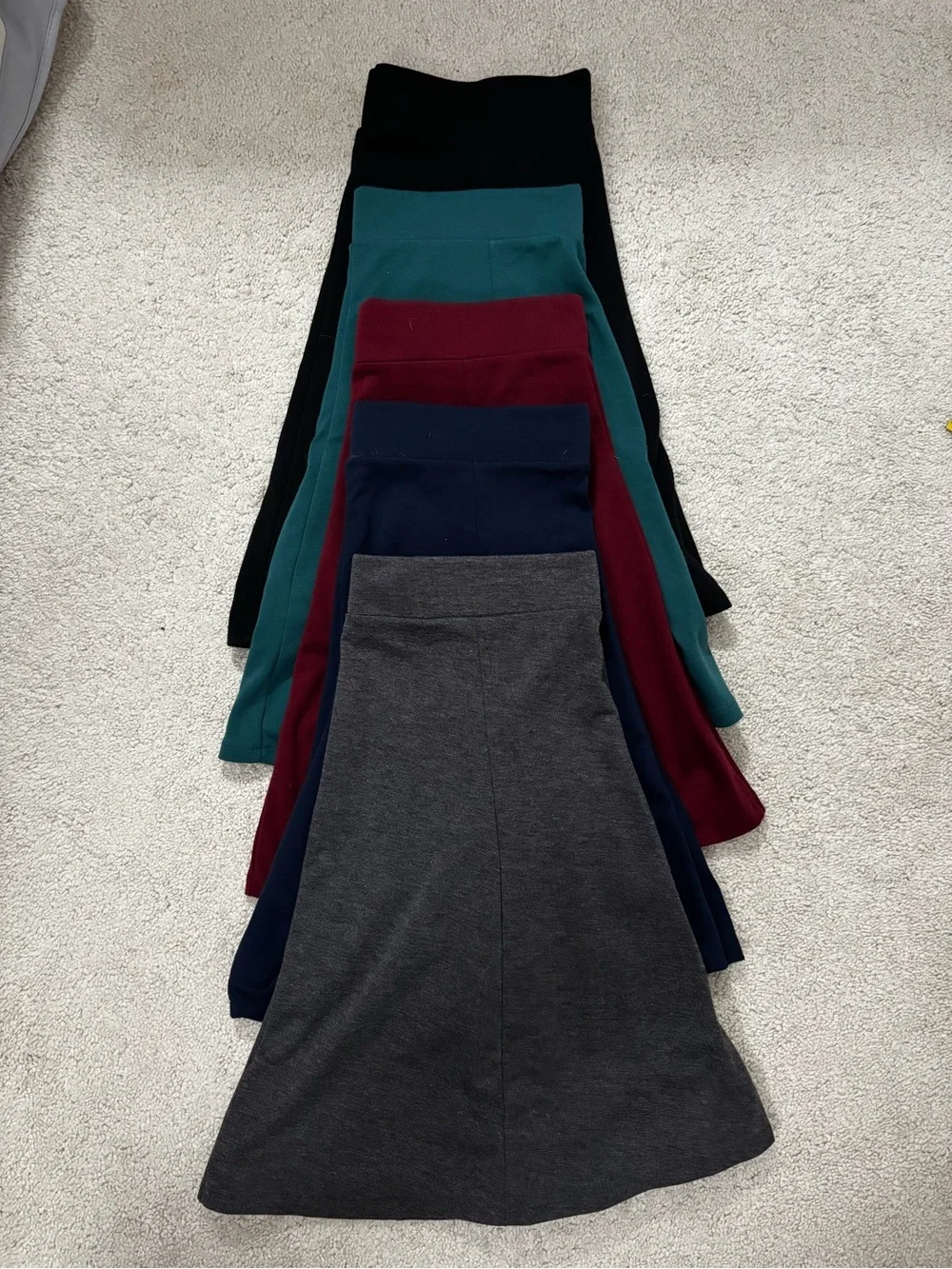 Old Navy A-Line Skirts — Black, Teal, Burgundy, Navy, Charcoal - Picture 1 of 11